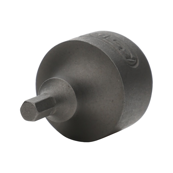 KS TOOLS 1/4 inch hex socket bit socket, 2.5 mm, extra short - 1/4 inch hex socket bit