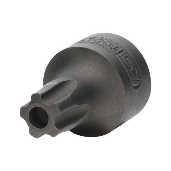 1/4 inch TXPlus socket with front hole, IPR40, extra short - 1/4 inch TorxPlus bit socket