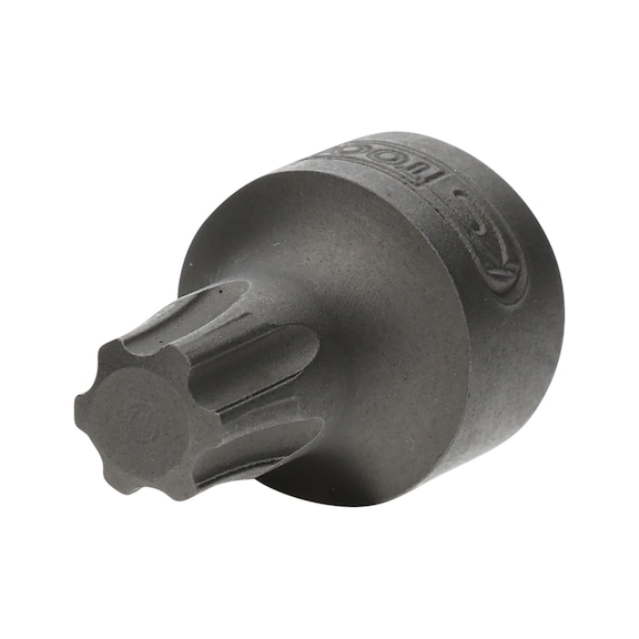 1/4 inch TXPlus bit socket, IP40, extra short - 1/4 inch TorxPlus bit socket