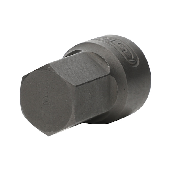 KS TOOLS 1/4 inch hex socket bit socket, 10 mm, extra short - 1/4 inch hex socket bit