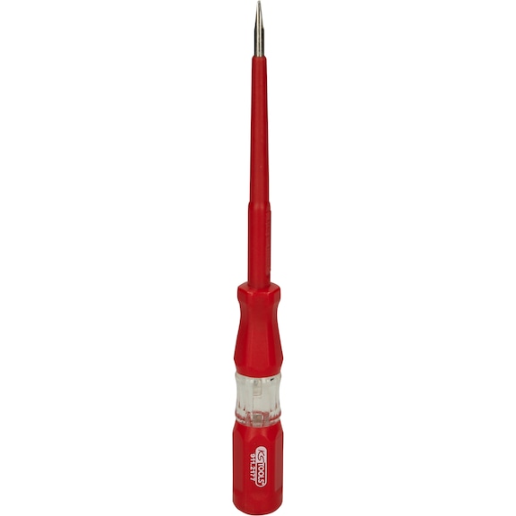 KS TOOLS Voltage tester with protective insulation 100-500 V, 180 mm - Voltage tester