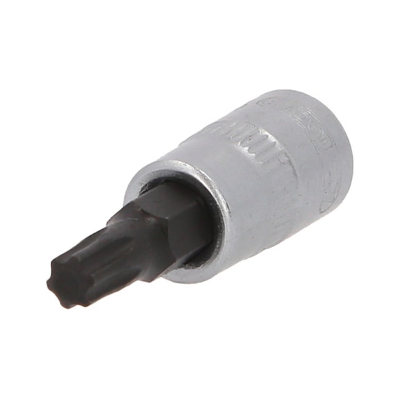 1/4 inch TXPlus socket bit, IP27 - 1/4 inch Torx bit socket