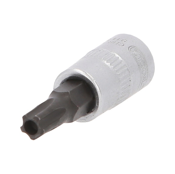 1/2 inch TX socket with end hole, TB50 - 1/2 inch Torx bit socket