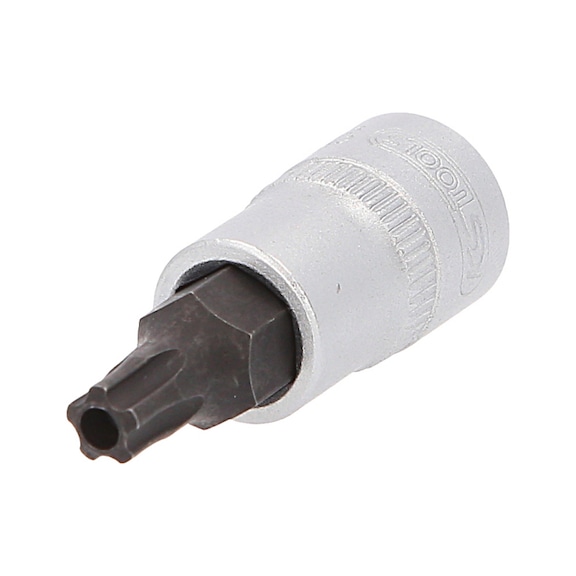 KS TOOLS 3/8 inch TXPlus socket with front hole, IPR40 - Bit sockets