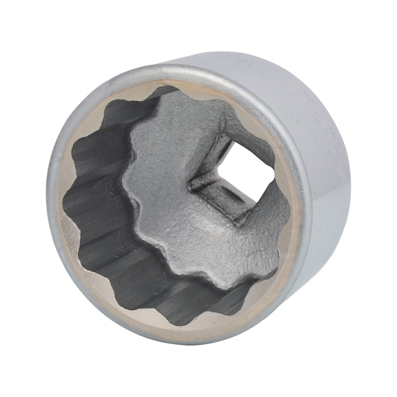 3/4 inch 12-point socket, short, 55 mm - 3/4 inch 12-point socket