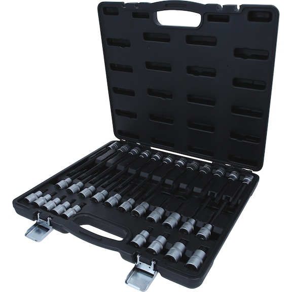 1/2 inch RIBE socket set, 32 pieces, short, long and extra long - Bit set
