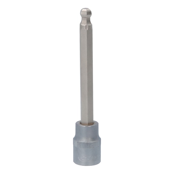 3/8 inch hex socket bit socket with ball head, long, 7 mm - 3/8 inch hex socket bit