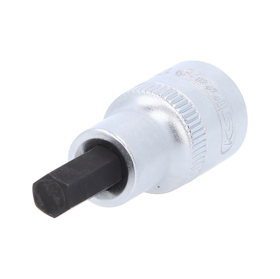 KS TOOLS 1/2 inch hex socket bit socket, short, 8 mm - 1/2 inch bit socket, hexagon socket