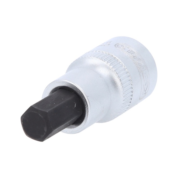 KS TOOLS 1/2 Zoll Bit-Stecknuss Innensechskant, kurz, 10 mm - 1/2 Zoll Bit-Stecknuss Innensechskant