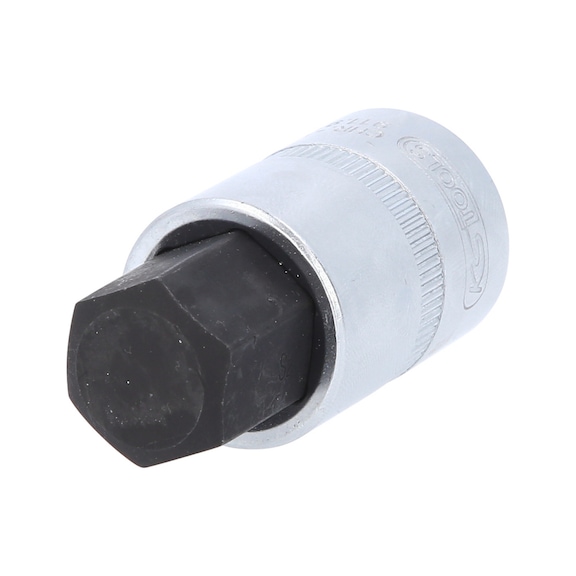 1/2 inch hex socket bit socket, short, 19 mm - 1/2 inch bit socket, hexagon socket