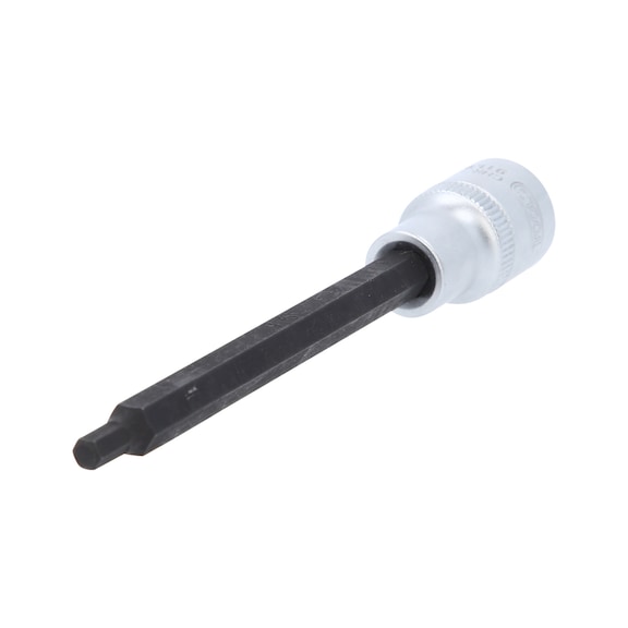 1/2 inch hex socket bit, long, 5 mm - 1/2 inch bit socket, hexagon socket