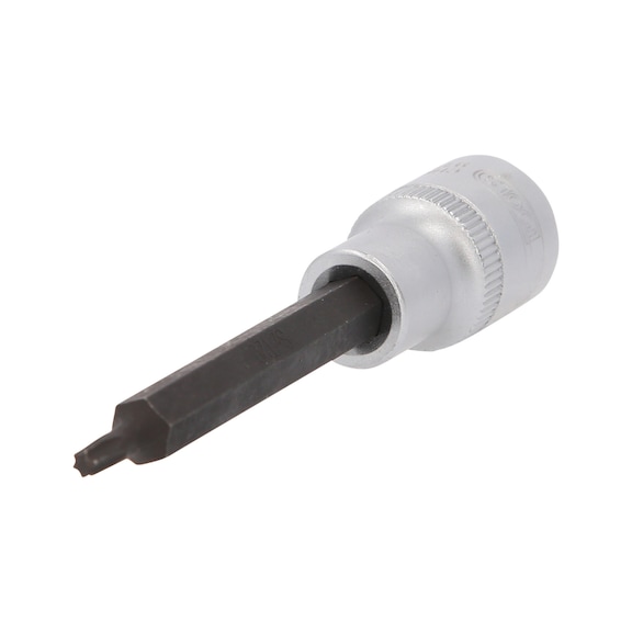 1/2 inch TX socket, medium, T20 - 1/2 inch Torx bit socket