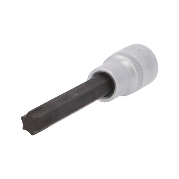 1/2 inch TX socket bit, medium, T55 - 1/2 inch Torx bit socket