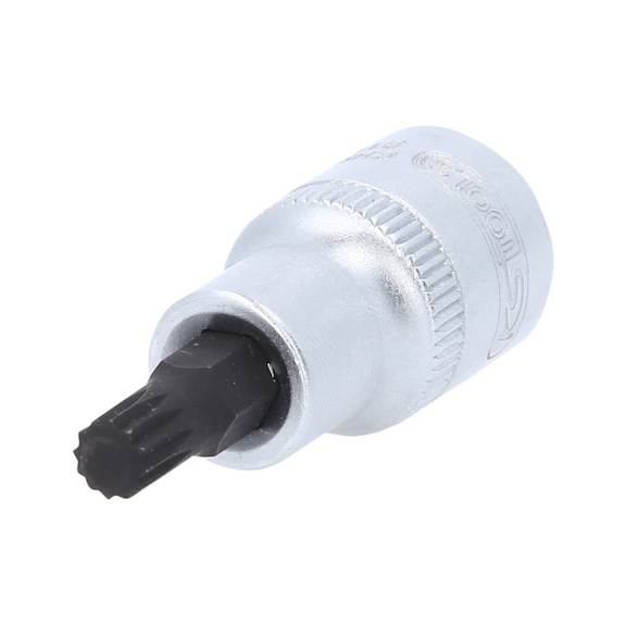 1/2 inch bit socket XZN, short, M8 - 1/2 inch bit socket XZN