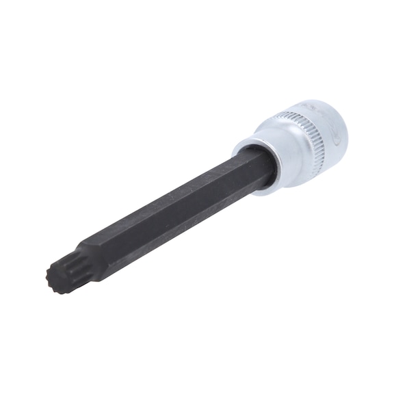 1/2 inch bit socket XZN, long, M9 - 1/2 inch bit socket XZN