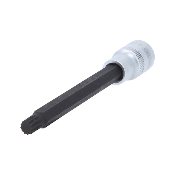 1/2 inch bit socket XZN, long, M10 - 1/2 inch bit socket XZN