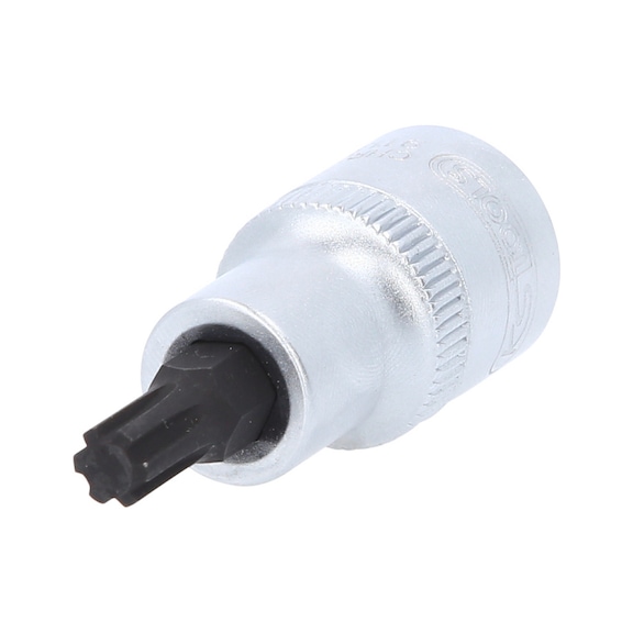 1/2 inch bit socket for RIBE screws, short, M7 - Bit socket for RIBE screws