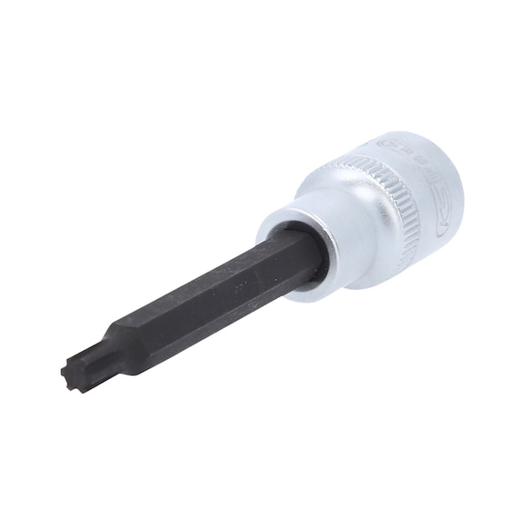 1/2 inch bit socket for RIBE screws, medium, M6 - Bit socket for RIBE screws