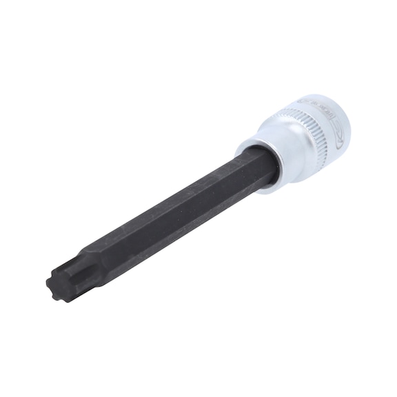 1/2 inch bit socket for RIBE screws, long, M10 - Bit socket for RIBE screws