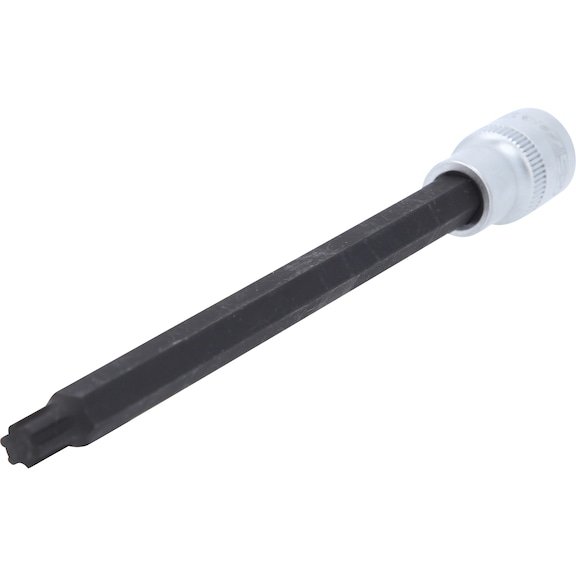 1/2 inch bit socket for RIBE screws, extra long, M9 - Bit socket for RIBE screws