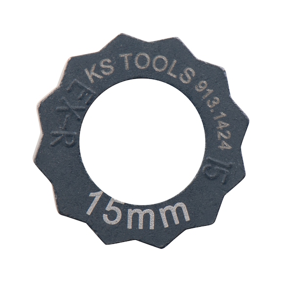 Nut extractor, 15 mm - Extraction tool, extractor (other)