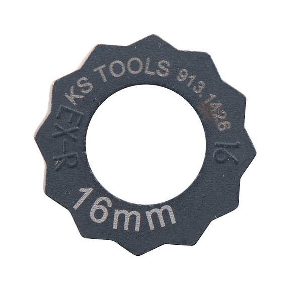 Nut extractor, 16 mm - Extraction tool, extractor (other)