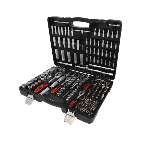 1/4 inch, 3/8 inch, 1/2 inch socket wrench set, 255 pieces 916.0255 - Other socket wrenches