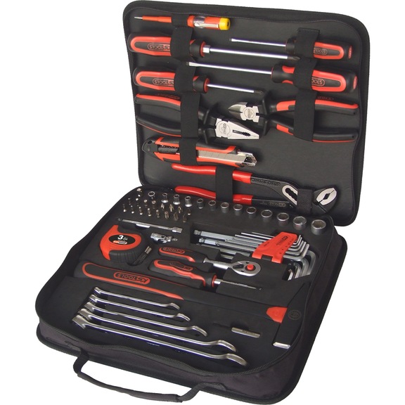 1/4 inch universal tool bag, 62 pieces - Multifunctional tool