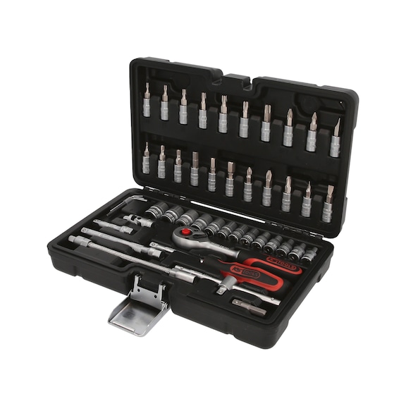 1/4 inch socket wrench set, 48-piece - Socket wrench (set)