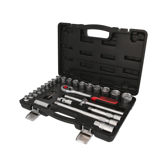 1/2 inch socket wrench set, 28-piece - Socket wrench (set)
