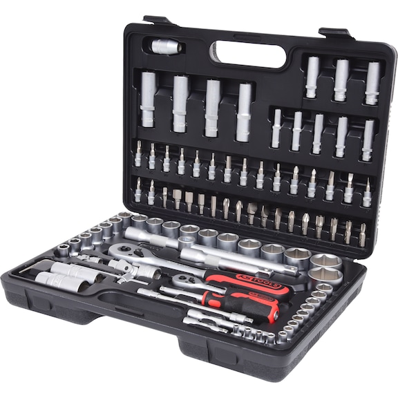 1/4 inch, 1/2 inch socket wrench set, 96 pieces - Socket wrench (set)