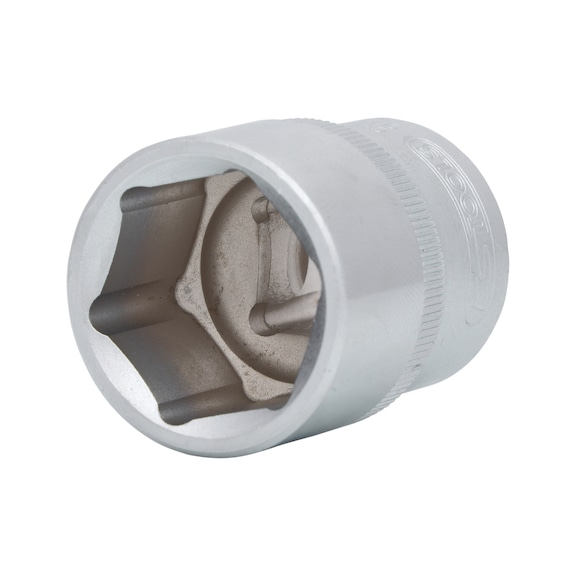 1/2 inch hex socket, 23 mm on hanger - 1/2 inch hex socket