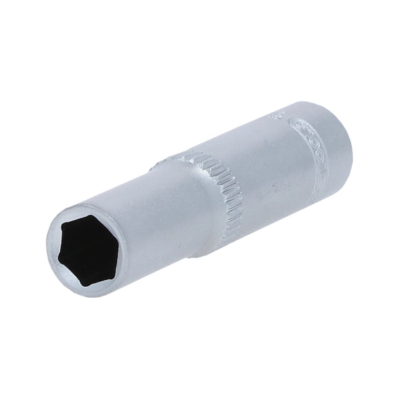 KS TOOLS 1/4 inch hex socket, long, 9/32 inch - 1/4 inch hex socket