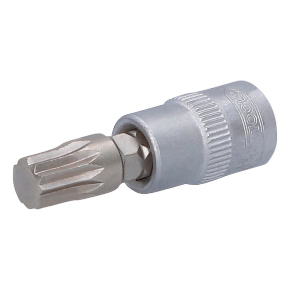 1/4 inch bit socket XZN, M8 on hanger - 1/4 inch bit socket XZN