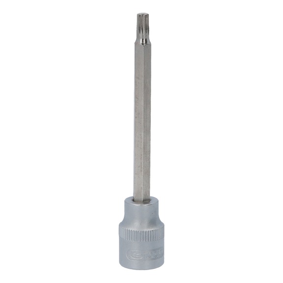 3/8 inch bit socket XZN, M5, 100 mm - 3/8 inch bit socket XZN
