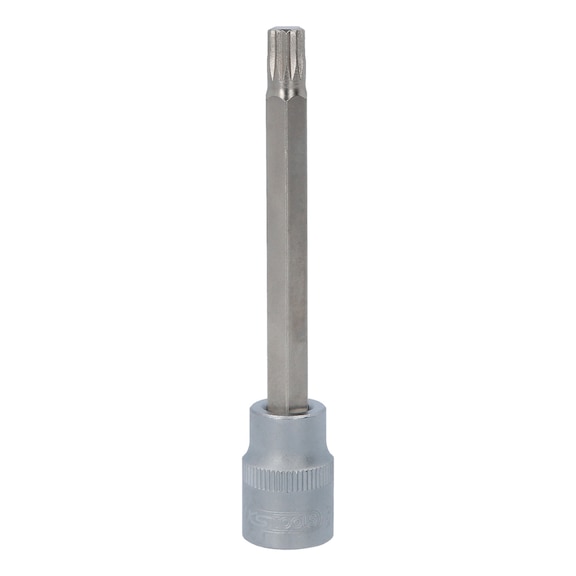 3/8 inch bit socket XZN, M8, 100 mm - 3/8 inch bit socket XZN