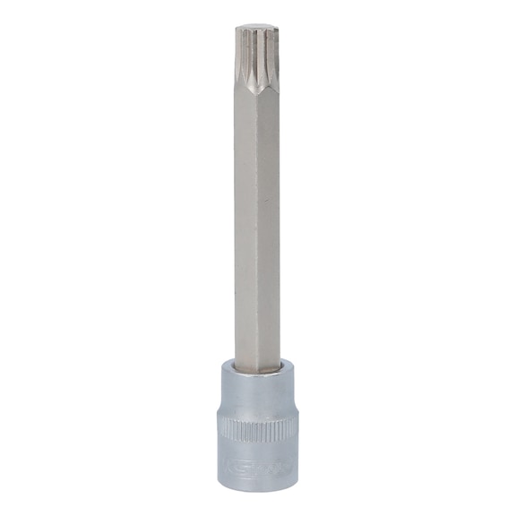 KS TOOLS 3/8 inch bit socket XZN, M10, 100 mm - 3/8 inch bit socket XZN