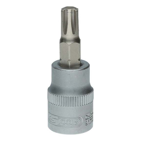 KS TOOLS 3/8 inch bit socket for RIBE screws, M7, length 48 mm - 3/8 inch bit socket for RIBE screws