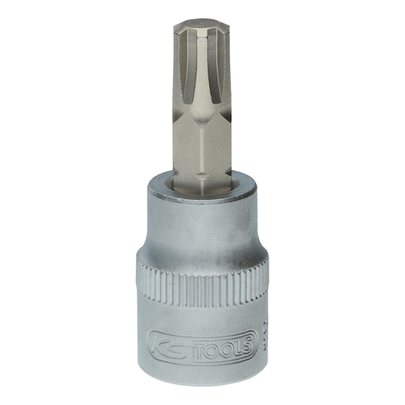 3/8 inch bit socket for RIBE screws, M8, length 48 mm - 3/8 inch bit socket for RIBE screws