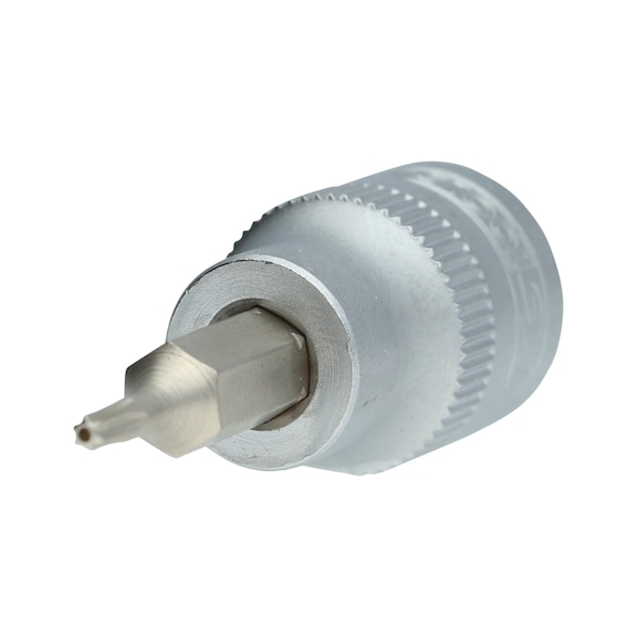 3/8 inch TX socket with end hole, TB8 - 3/8 inch Torx bit socket