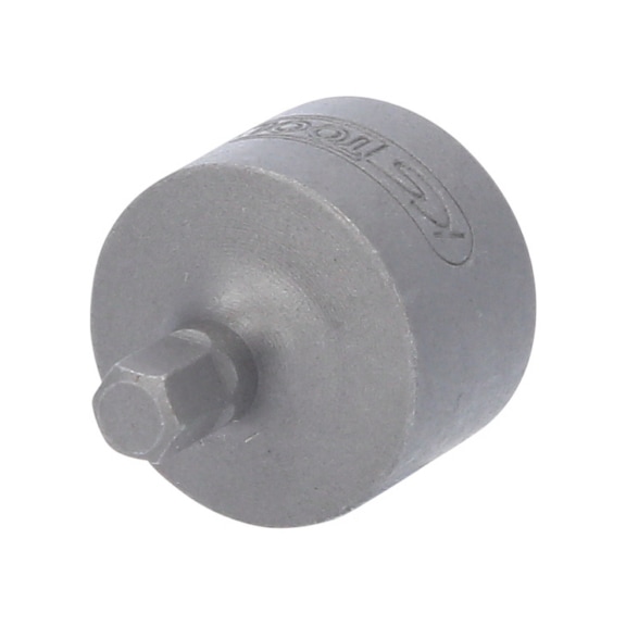 3/8 inch hex socket bit socket, short, 5 mm - 3/8 inch hex socket bit