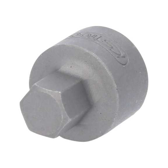 3/8 inch hex socket bit socket, short, 10 mm - 3/8 inch hex socket bit