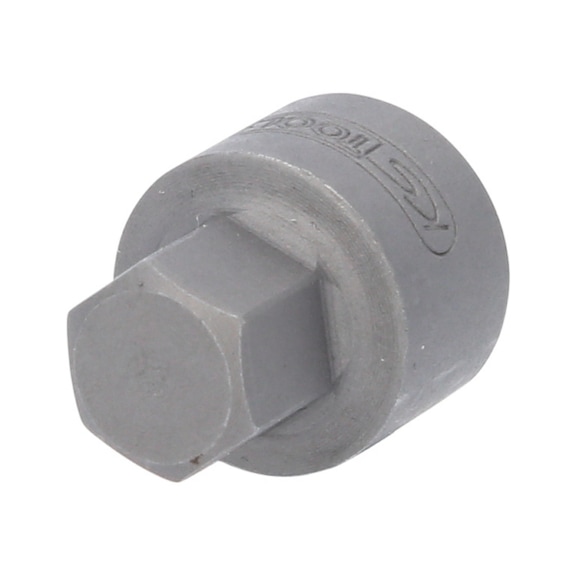 3/8 inch hex socket bit socket, short, 12 mm - 3/8 inch hex socket bit