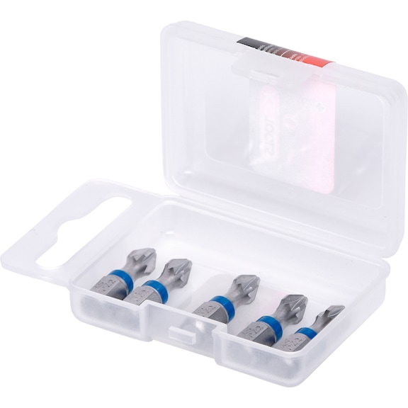 1/4 inch TORSIONpower bit, 25 mm, PZ2, pack of 5 - 1/4 inch TORSIONpower bit
