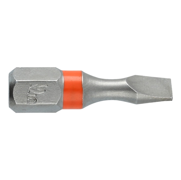 1/4 inch TORSIONpower bit, 25 mm, 5 mm slotted - 1/4 inch TORSIONpower bit
