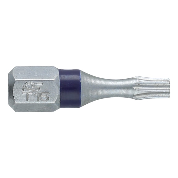1/4 inch TORSIONpower TX bit, 25 mm, TB15, with hole - 1/4 inch TORSIONpower bit