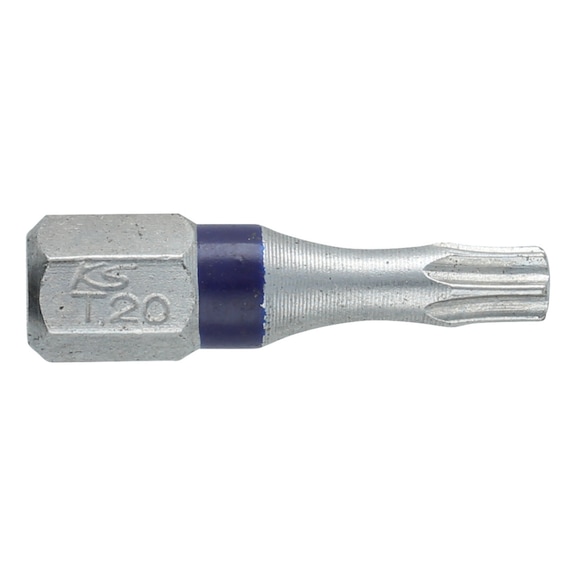 1/4 inch TORSIONpower TX bit, 25 mm, TB20, with hole - 1/4 inch TORSIONpower bit