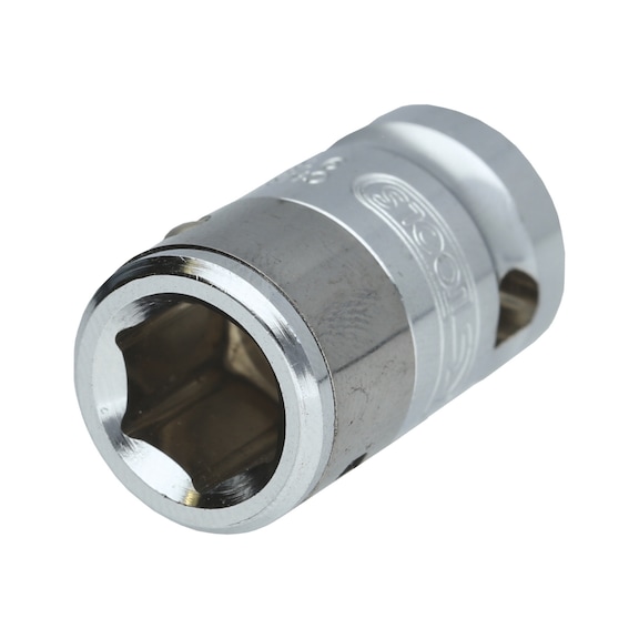 3/8 inch CHROMEplus bit adapter socket, for 10 mm - 3/8 inch bit adapter
