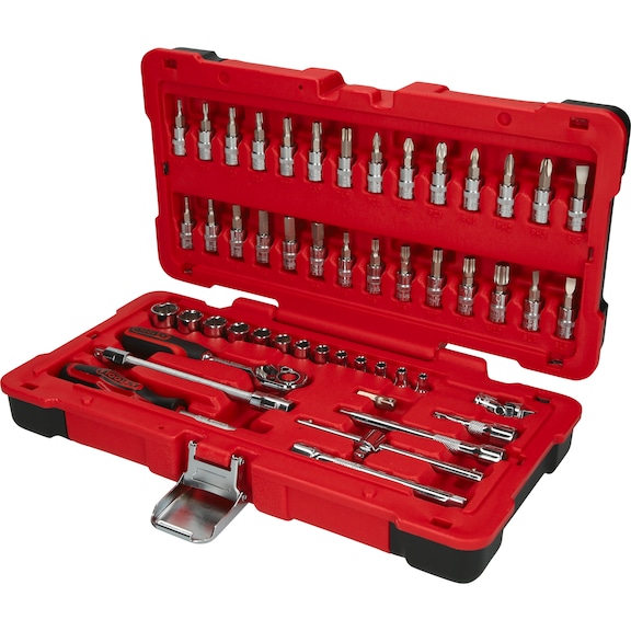 1/4 inch CHROMEplus socket wrench set, 50-piece - CHROMEplus socket wrench (set)