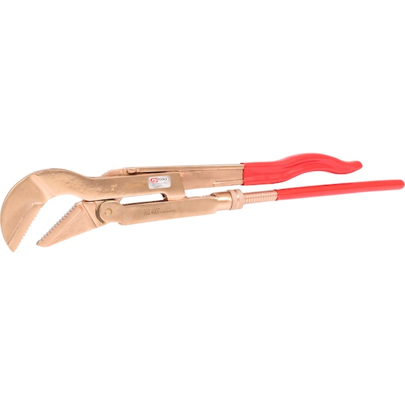 KS TOOLS BERYLLIUMplus 2-inch pipe wrench - Angle pipe wrench
